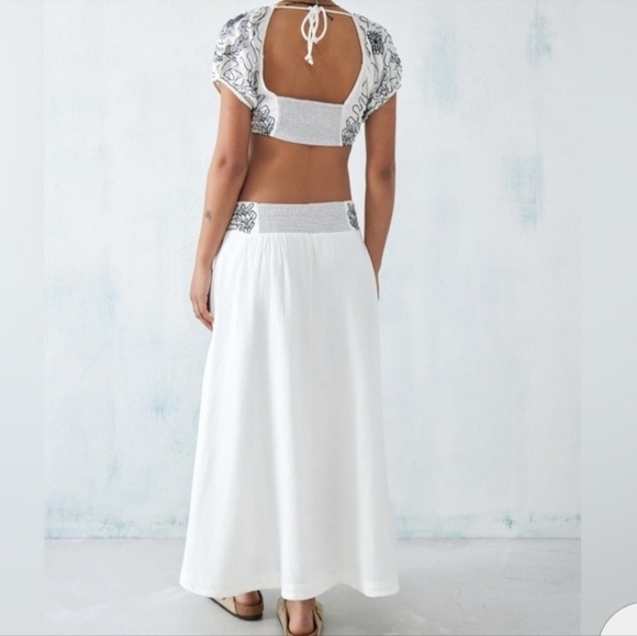 Free People Lotus Set in White Black Combo - Picture 4 of 6